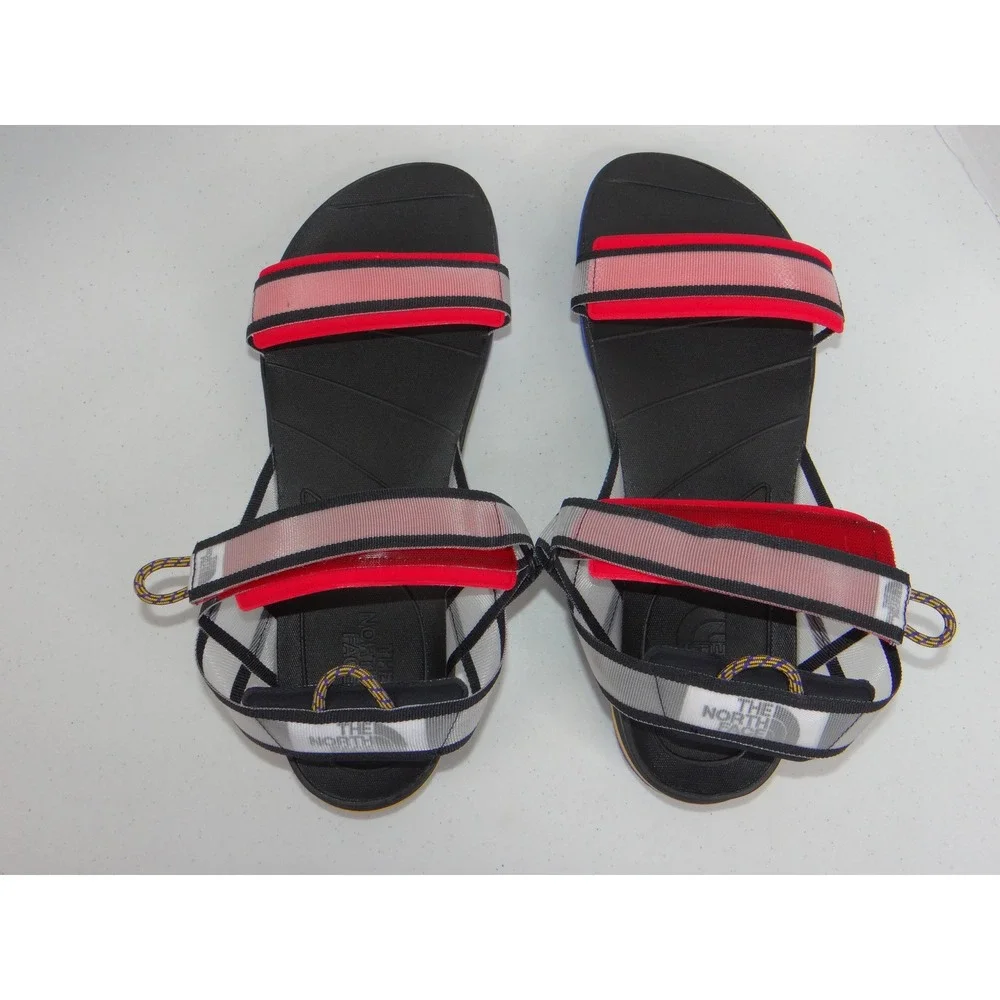 The North Face Skeena Sport Sandals Mens 13 Red Blue Yellow NF0A5JC6 KZ3